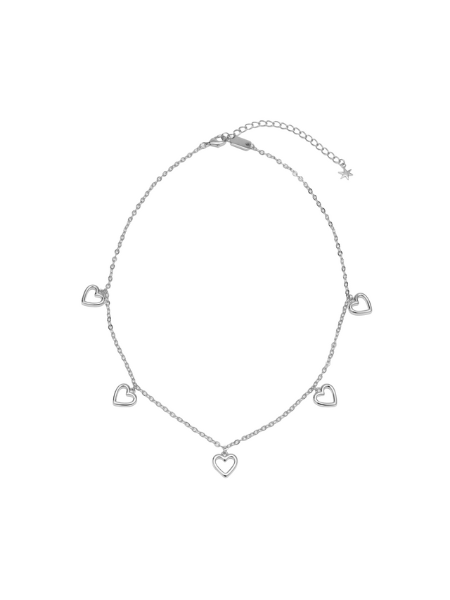 Circle heart necklace