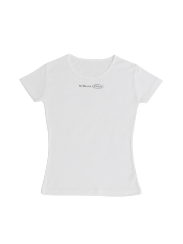 Hi, we are 33club Mini T-shirt ( white )