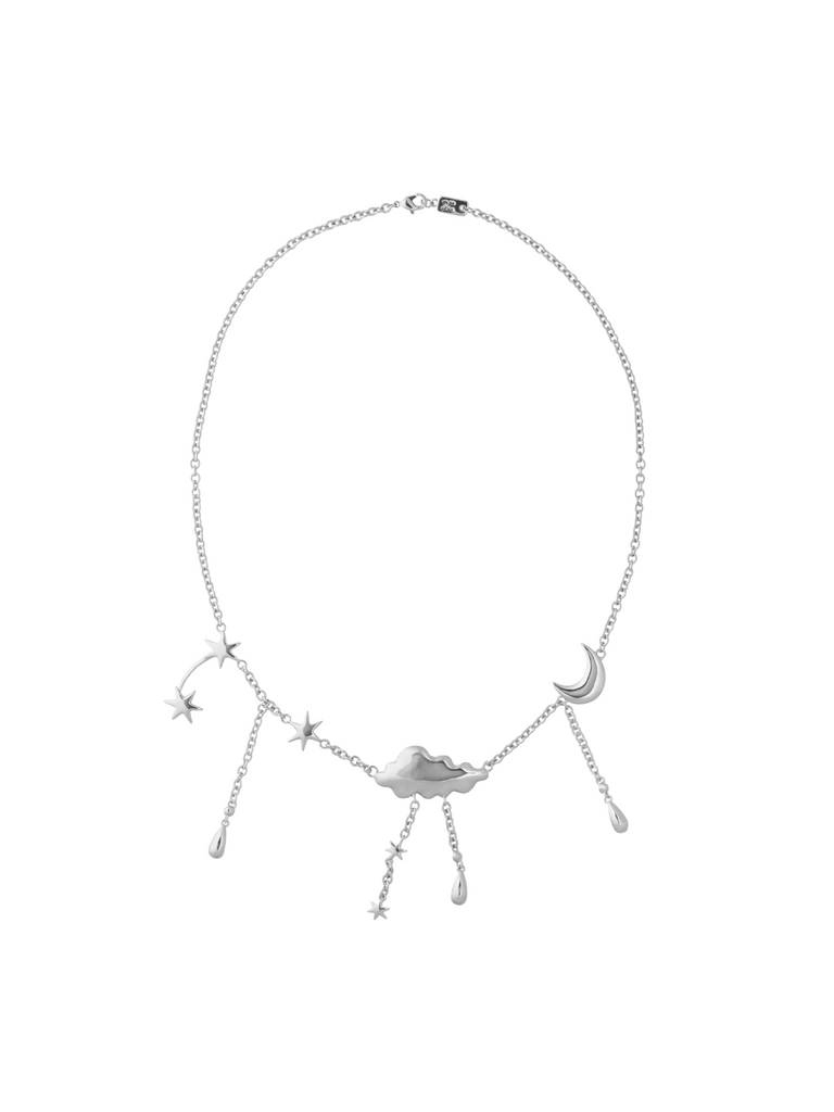2way Moon cloud necklace & bracelet