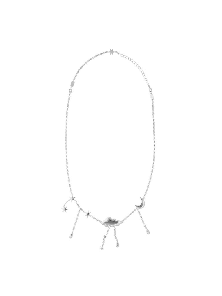 2way Moon cloud necklace & bracelet