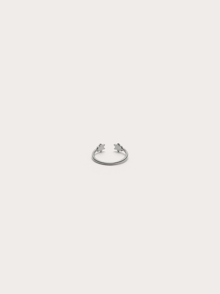 ( pre order )Petit hexagram pinky ring