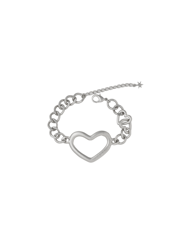 Heart chain bracelet