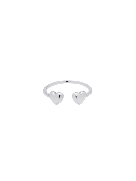 Made to order ✶ silver925 ) Petit heart pinky ring – 33club