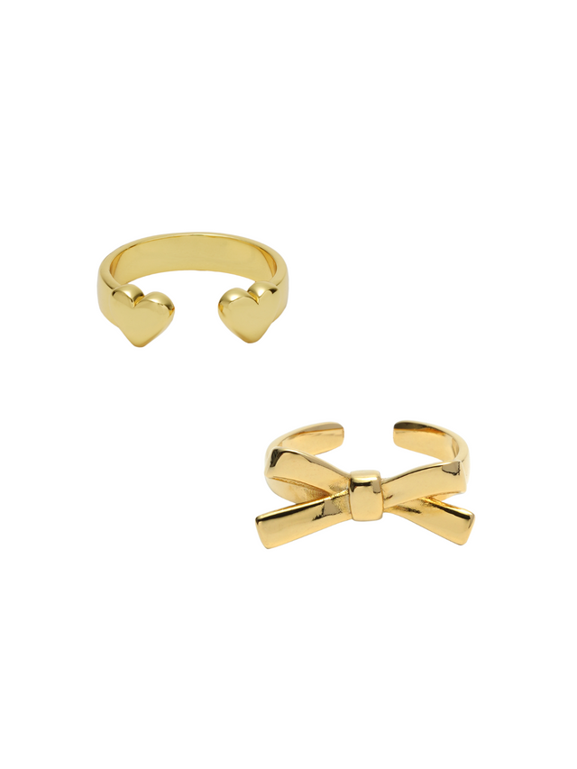 Special lovely ring set ( gold )