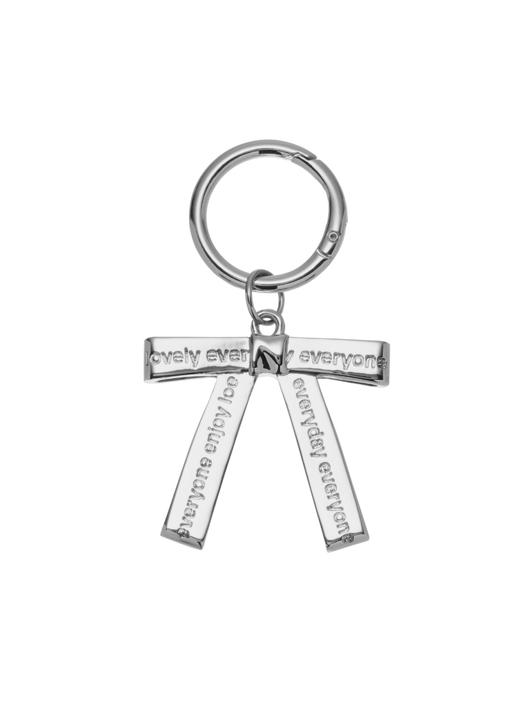 Message ribbon key charm