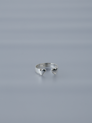 ( Made to order ✶ silver925 ) Reversible heart ring