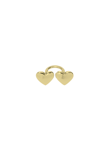 Bold heart ring