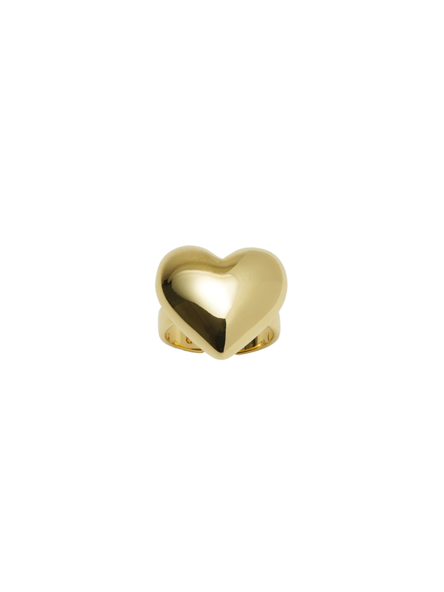 Swell heart ring