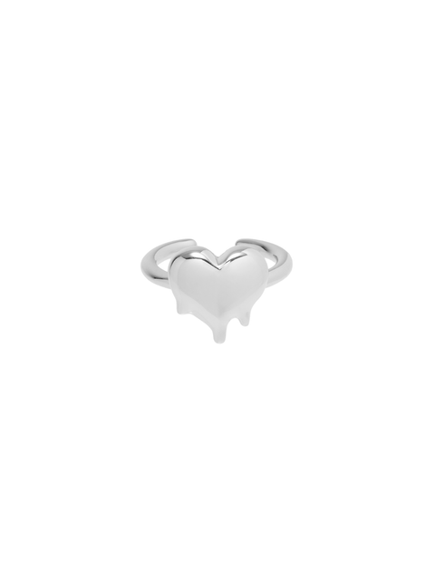 Drop heart pinky ring – 33club