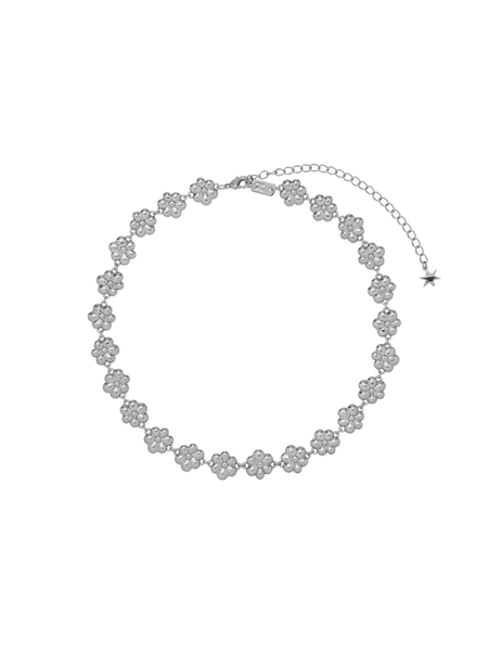 33club Swell flower necklace シルバー Swell flower necklace – 33club