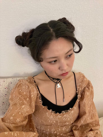 little sunny bite meets 33club choker (bear)