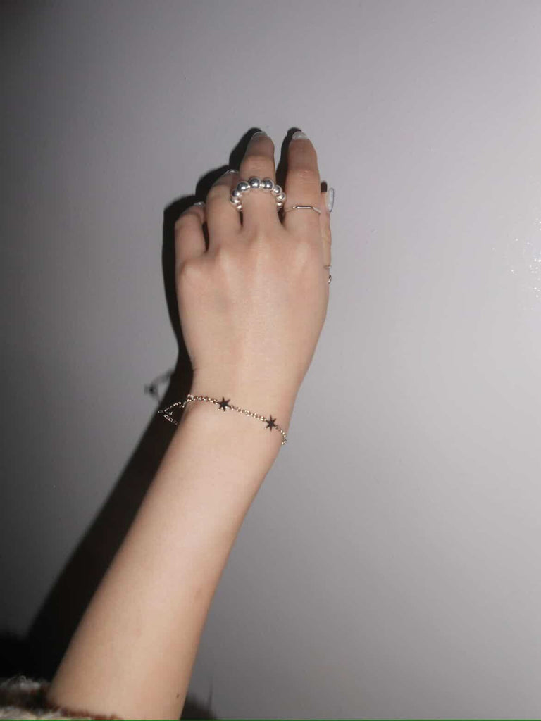 Mini hexagram bracelet