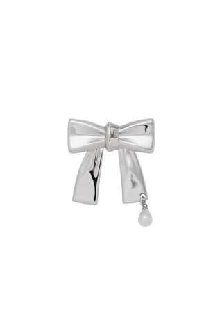 Pearl party ribbon hair clip