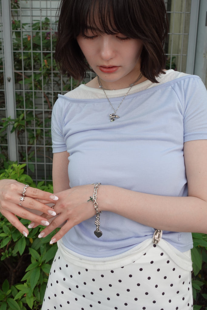 Jumping bunny special necklace