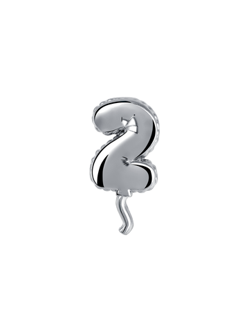 33 2nd anniversary balloon badge