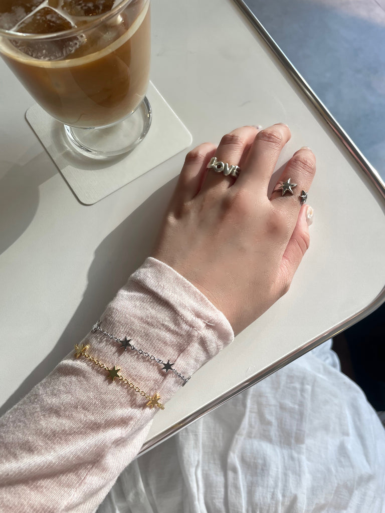 Mini hexagram bracelet