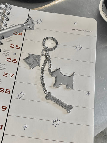 MY FAVORITE MOMENT key charm (dog)