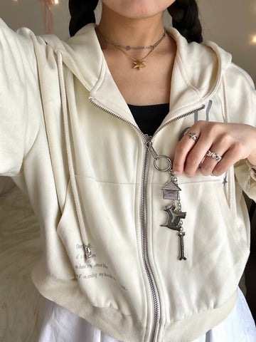 MY FAVORITE MOMENT key charm (dog)