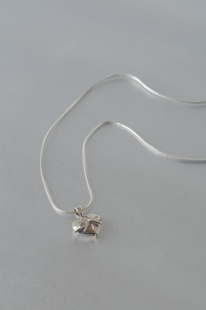 <tc>( Made to order ✶ silver925 ) Present ribbon necklace</tc>