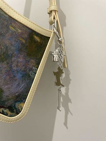 MY FAVORITE MOMENT key charm (dog)