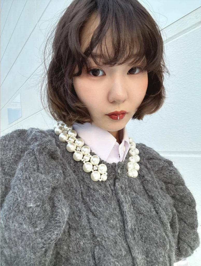 ( Made to order / Silver925 ) JURK collaboration sparkle lip cuff