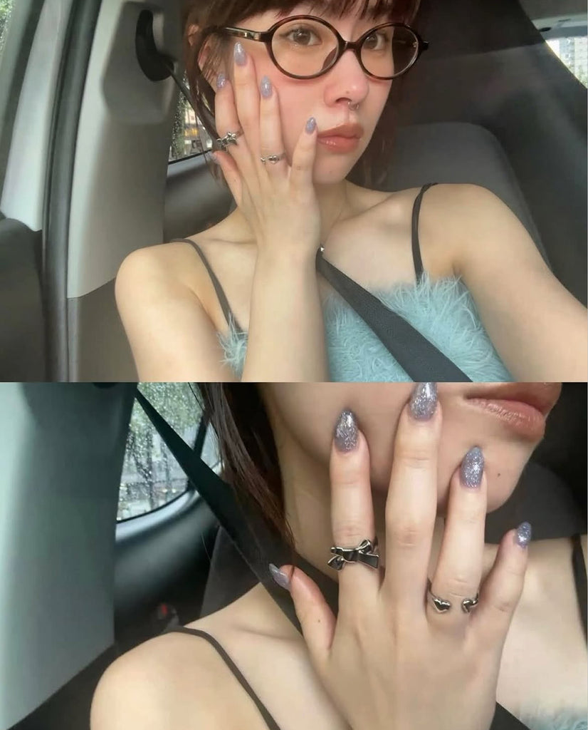 Reversible heart ring