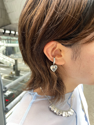 <tc>( pre order ) Motif ear cuff ( heart )</tc>