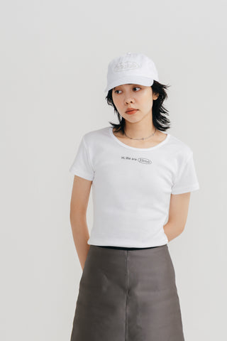 Hi, we are 33club Mini T-shirt ( white )