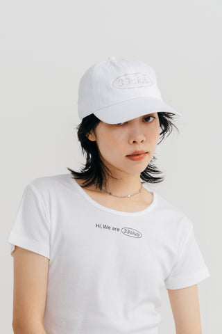 Hi, we are 33club Mini T-shirt ( white )
