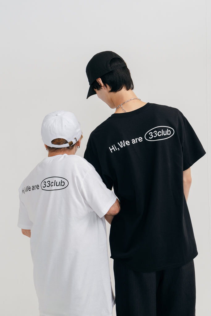 Hi, we are 33club Big T-shirt ( white )
