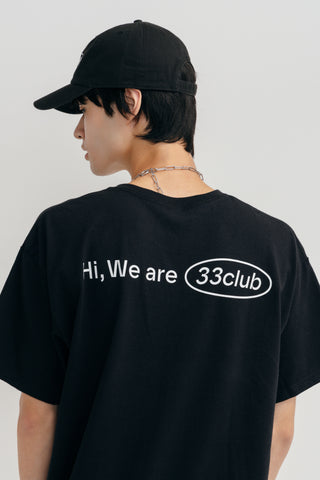 Hi, we are 33club Big T-shirt ( black )