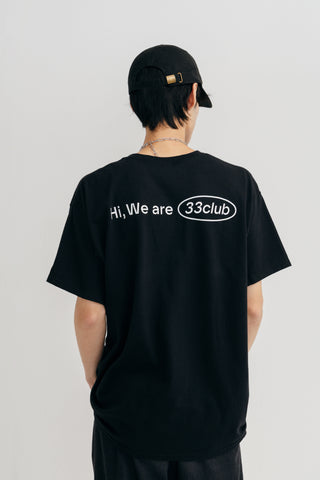 Hi, we are 33club Big T-shirt ( black )