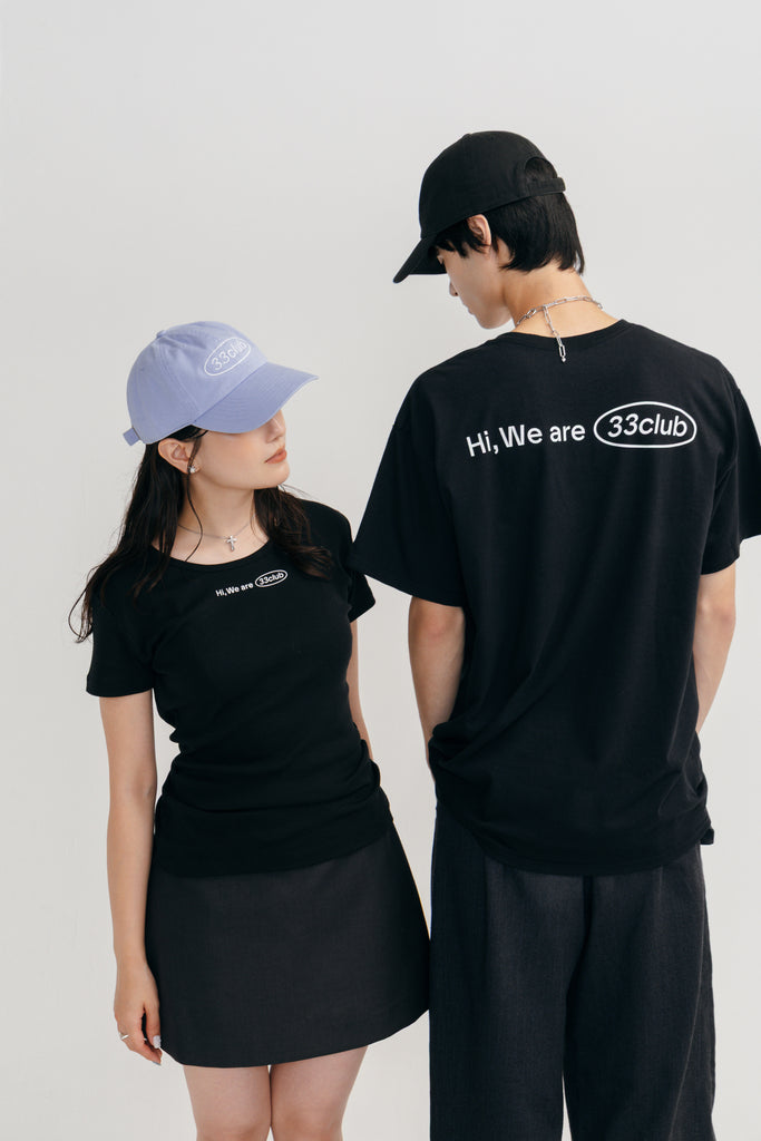 Hi, we are 33club Mini T-shirt ( black )