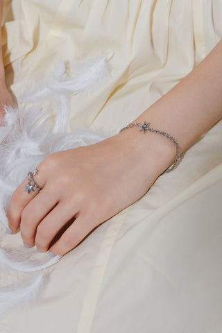 2way Moon cloud necklace & bracelet