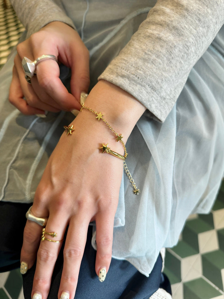 Mini hexagram bracelet