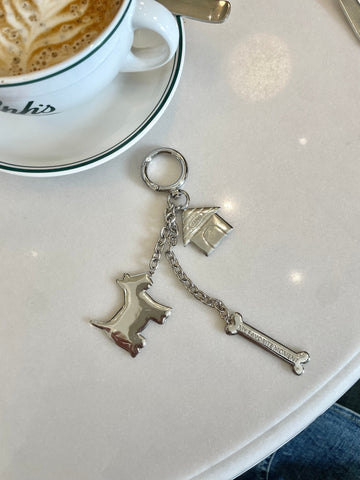 MY FAVORITE MOMENT key charm (dog)