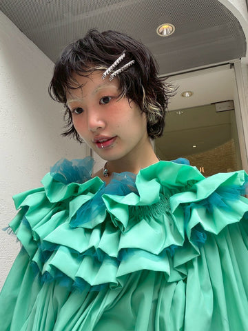 ( Made to order / Silver925 ) JURK collaboration sparkle lip cuff