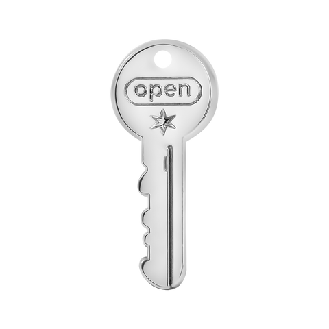 Open key badge
