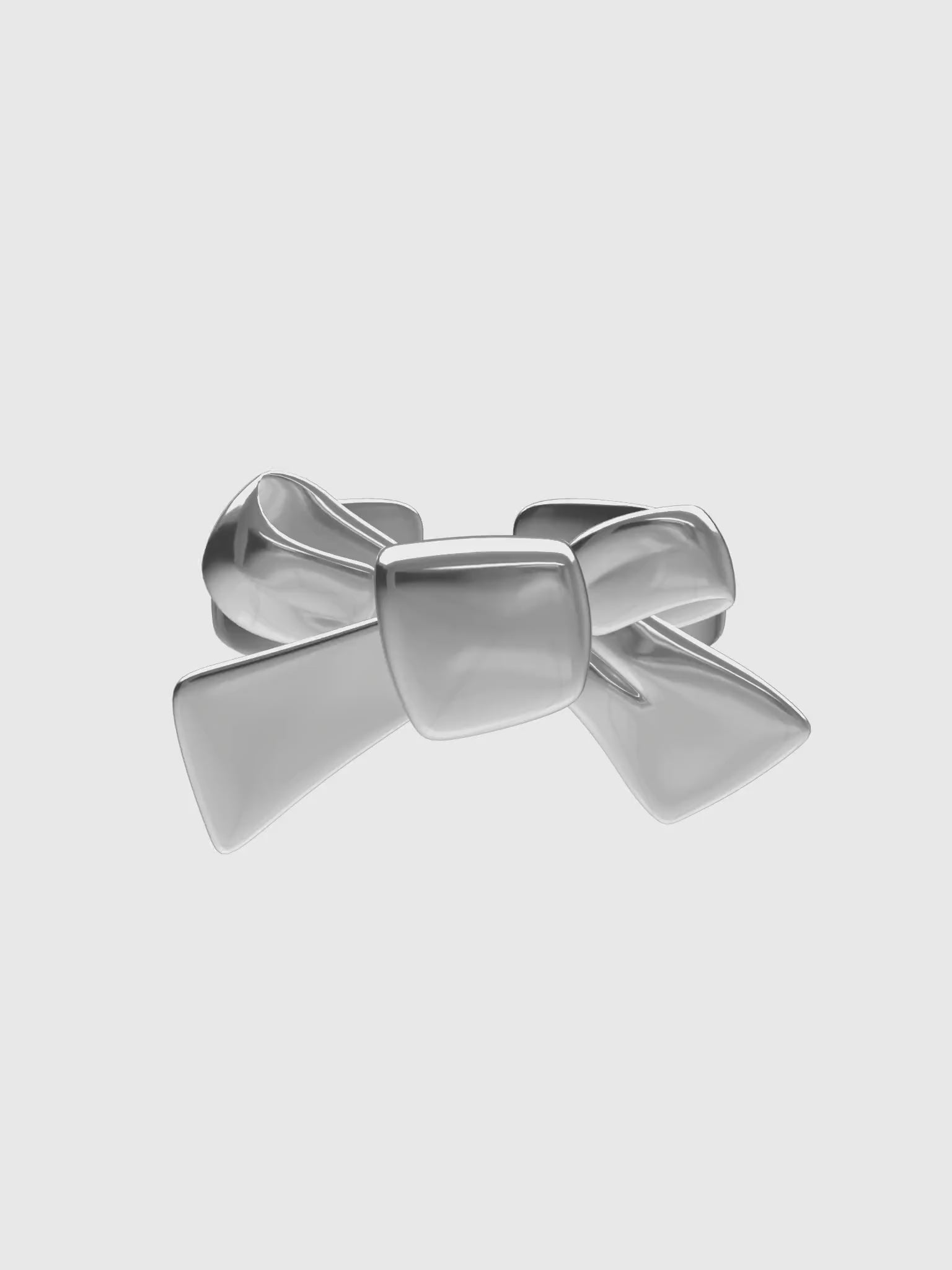 Made to order ✶ silver925 ) Real ribbon ring(big) – 33club