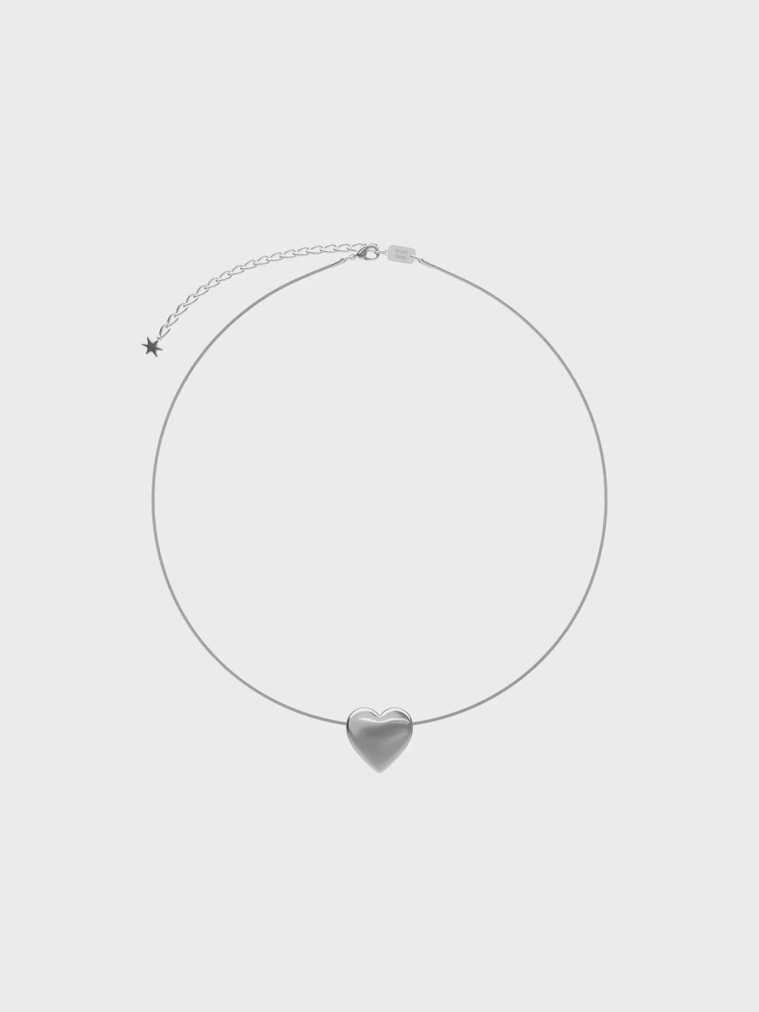 Bold heart necklace – 33club