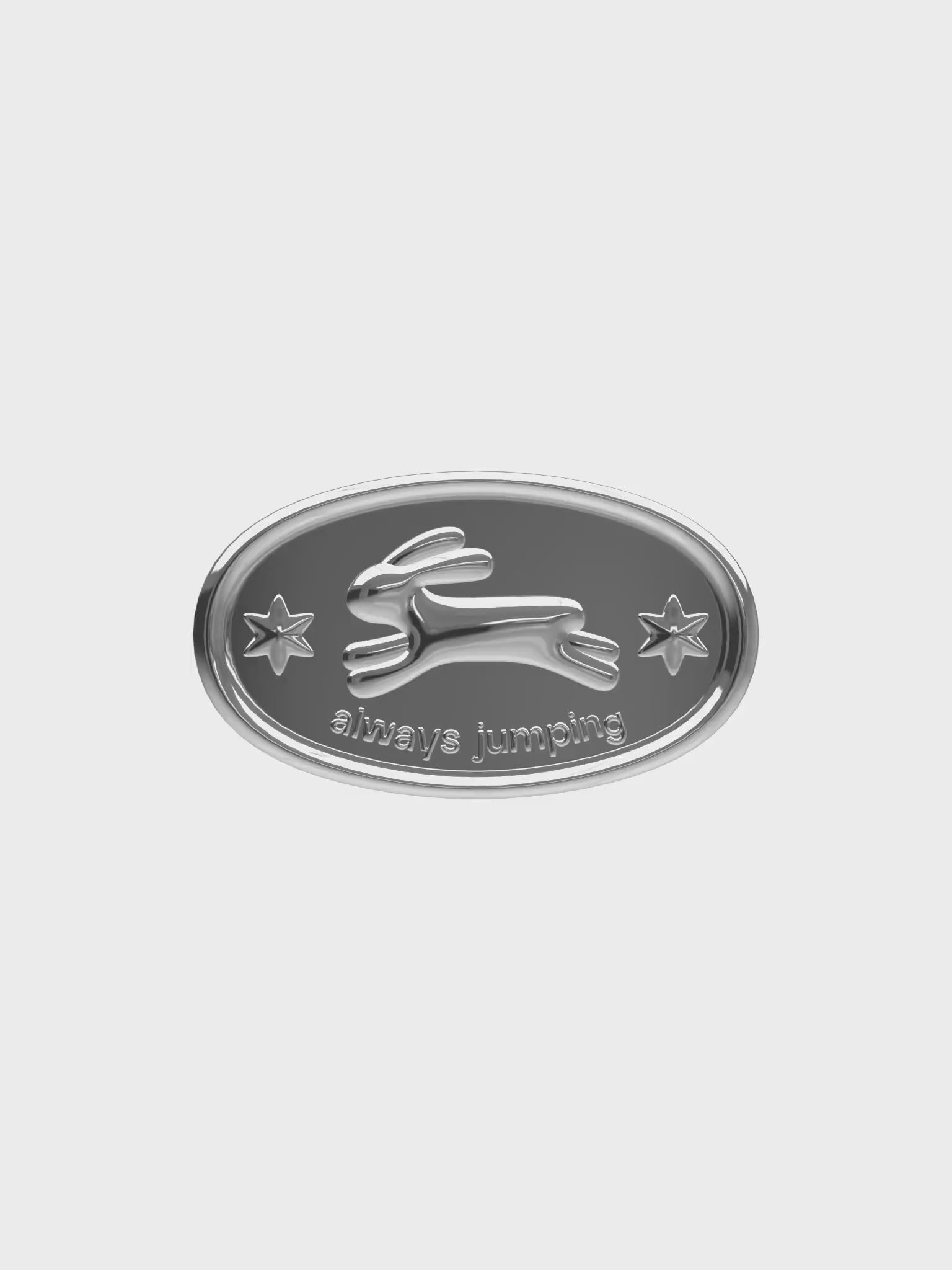 Jumping bunny badge – 33club