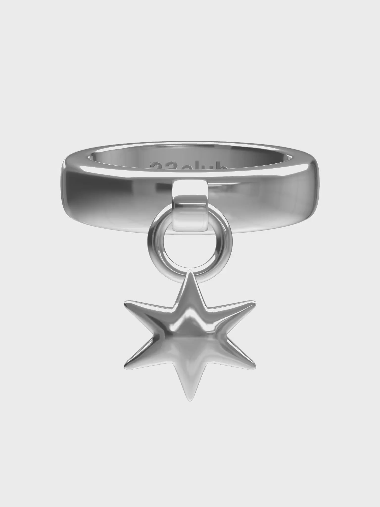 Open dancing hexagram ring – 33club